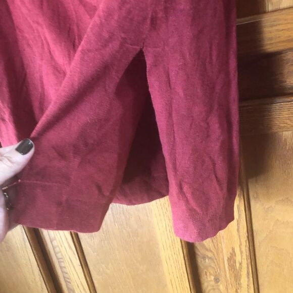 NWT Nordstrom Trouvé Angora Blend Cowl Neck Sweater Red Spice - L - Picture 5 of 10